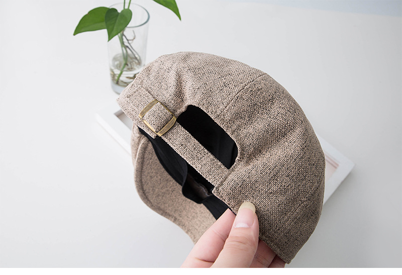 Neue Koreanische Leinen Vorwärts Hut frauen Sommer Dünne Retro Baskenmütze Casual Vielseitige Ente Zunge Hut Herrenmode Herbst und winter_voghion.com