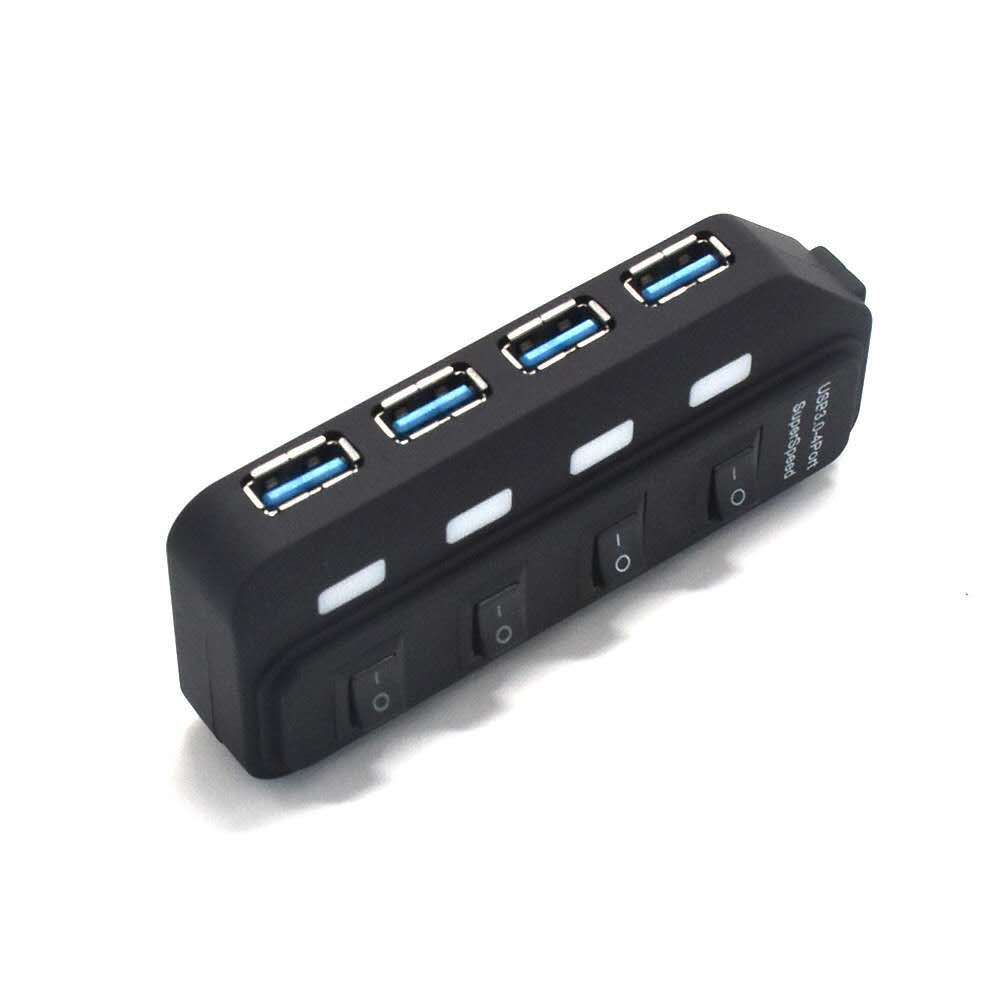 USB 3.0HUB  4口高速扩展器 独立开关 usb3.0集线器 一拖四