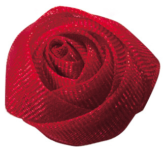 Yao Ming cinta 2cm de ancho cinta tridimensional Rose Bud accesorios para el cabello accesorios de vestir accesorios de la joyería DIY