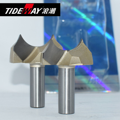 [TIDEWAY浪潮专业级龙珠金圆刀 珠饰曲线木工花样刀 木工锣铣刀]
