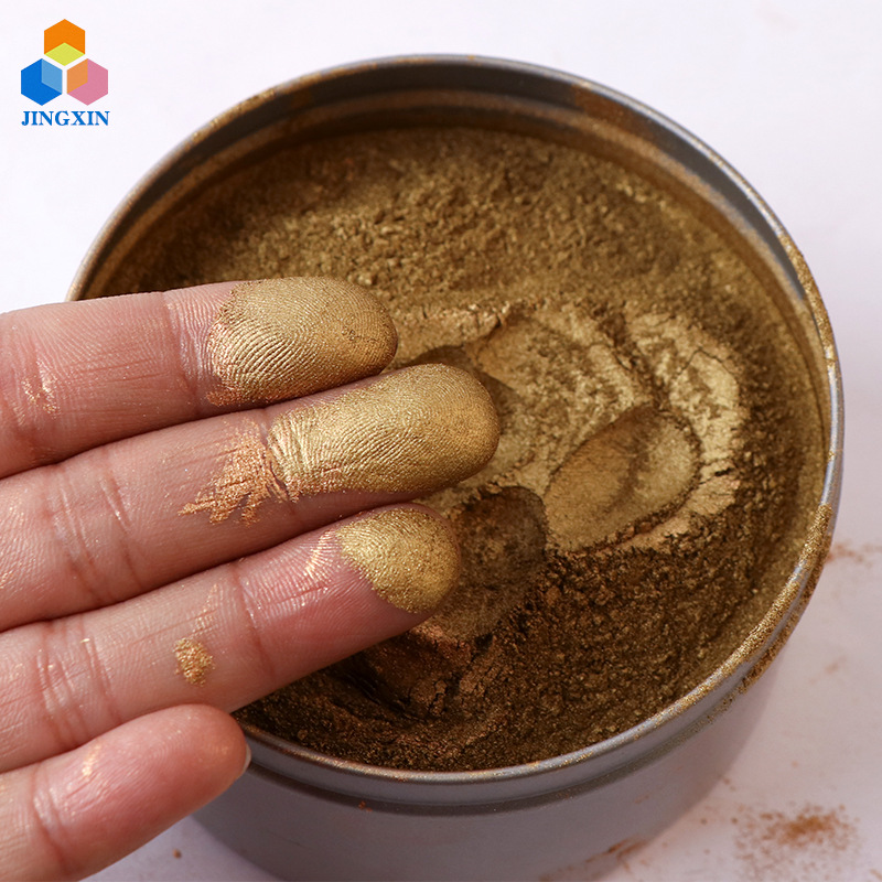 厂家热销晶鑫新款铁艺工艺品用800目铜金粉环保铜金粉批发定制