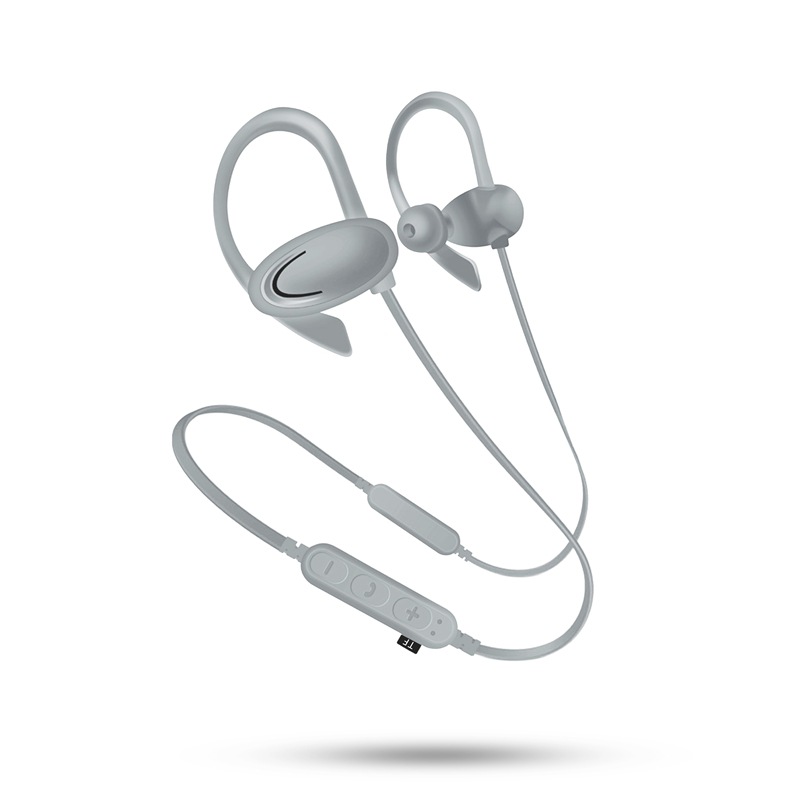 新款MS-F1运动无线蓝牙耳机5.0 磁吸功能插TF卡 播放挂耳式立体声