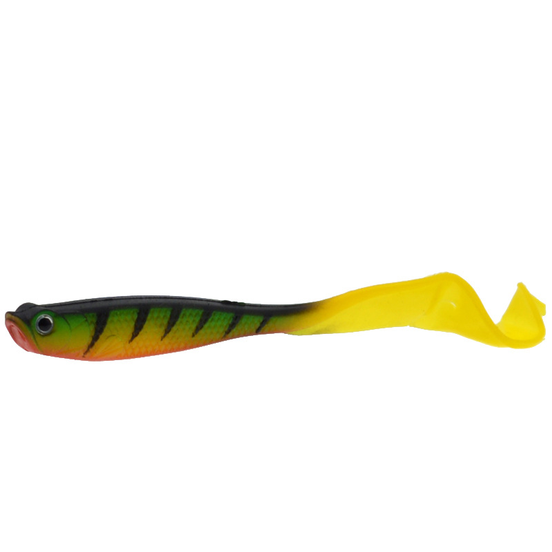 Soft Grubs Lures 80mm8g Curl Tail Grubs Fresh Water Bass Swimbait Tackle Gear