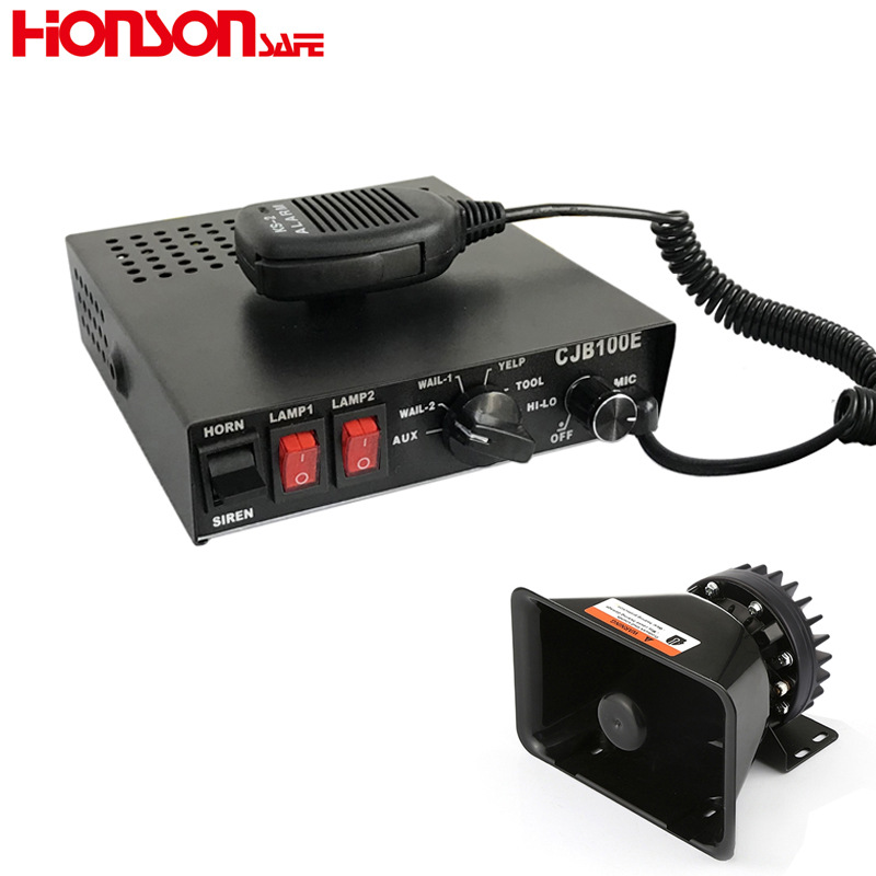 车辆高质量低价格100W警报器扬声器 警报器主机