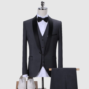 Men’s suit suit suit three piece dress host dress bridegroom best man suit