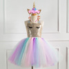 Nail sequins, children's dress, hair accessory, skirt, small princess costume, new collection, tutu skirt
