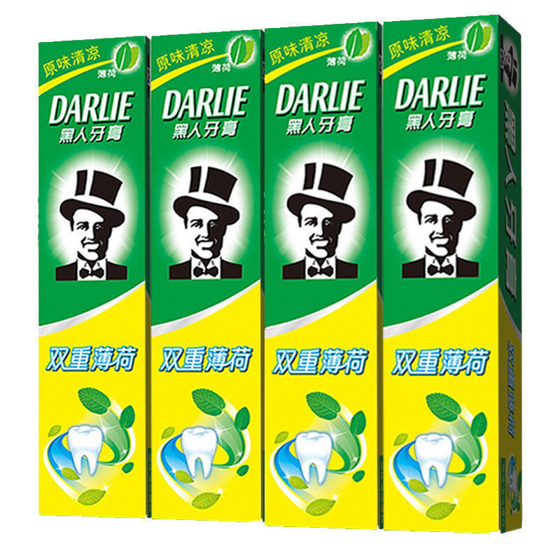 牙膏雙重薄荷味90g清新口氣清火亮白牙齒去口臭全國包郵