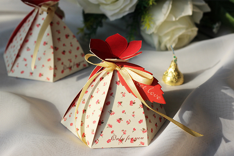 Print Craft Valentine's Day Plaid Flower Paper Wedding Gift Wrapping Supplies