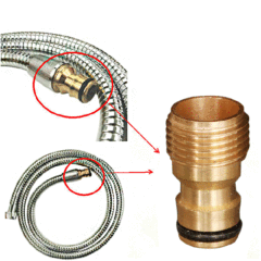 Full copper 4/16 NPT standard adapter faucet pipe nipple quick connector hardware garden tool accessories