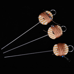 Factory direct sales turtle hook, black fish hook, old turtle fishing hook 10 meters strong horse line set, large, medium and small double hook fish hook