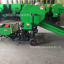 全自动青储打捆包膜机 牧草玉米秸秆打包青贮圆捆机 饲料包膜机
