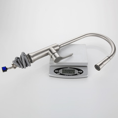 Manufacturer wholesale 304 stainless steel kitchen pull-out faucet high-end hot and cold sink telescopic faucet