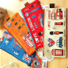 Stationery, pencil case with zipper for elementary school students, Korean style, oxford cloth