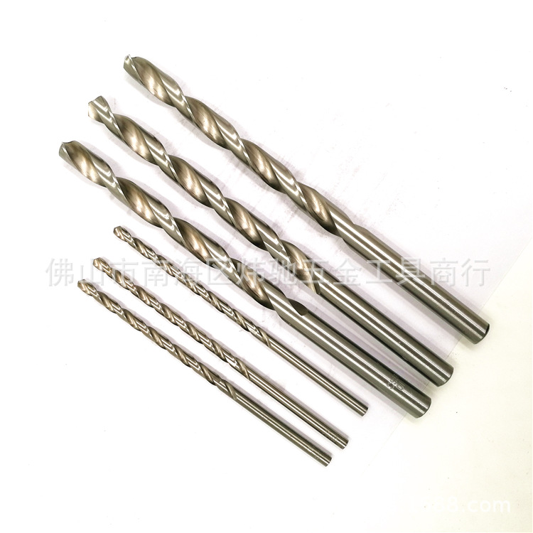 厂家销售全磨制白钢加长钻头 高速钢HSS直柄加长麻花钻头铝材木工