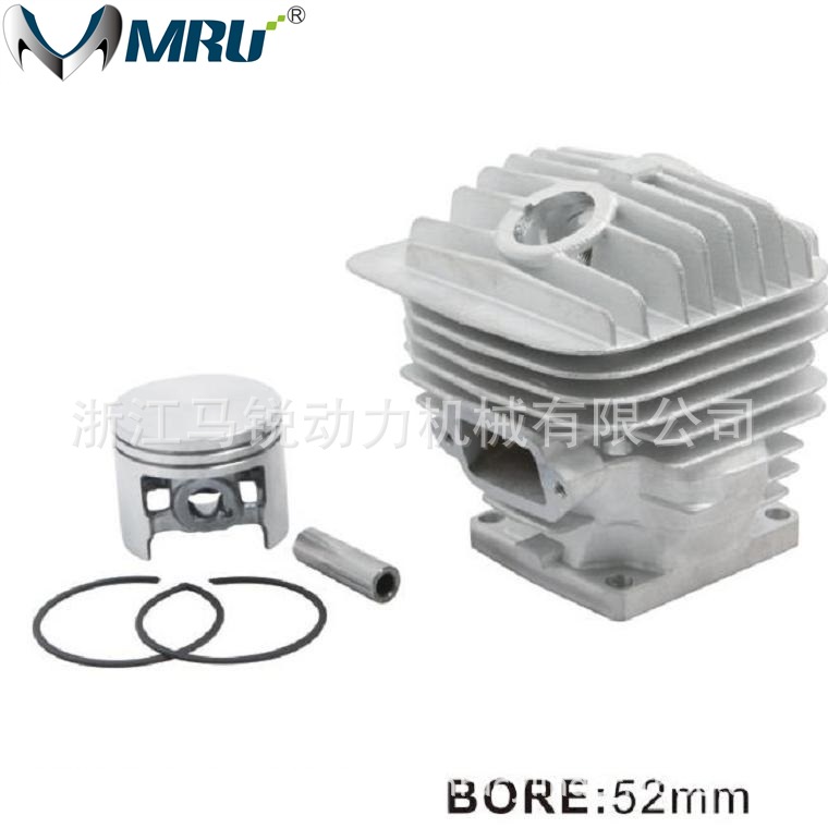 油锯配件汽缸/气缸 陶瓷汽缸046 52mm 园林机械配件