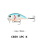 Shallow Diving Wake Bait 38mm 4.6g hard baits bass trout Fresh Water Fishing Lure