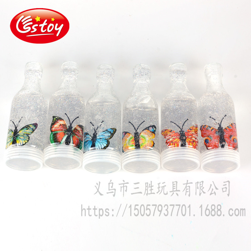 Small wine bottle Butterfly Cr