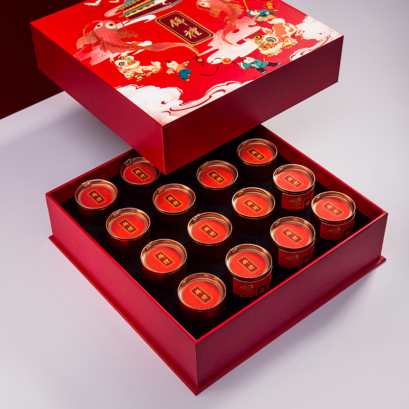 新款茶叶包装盒通用空礼盒金骏眉茶叶罐易拉罐散装岩茶小罐茶包装