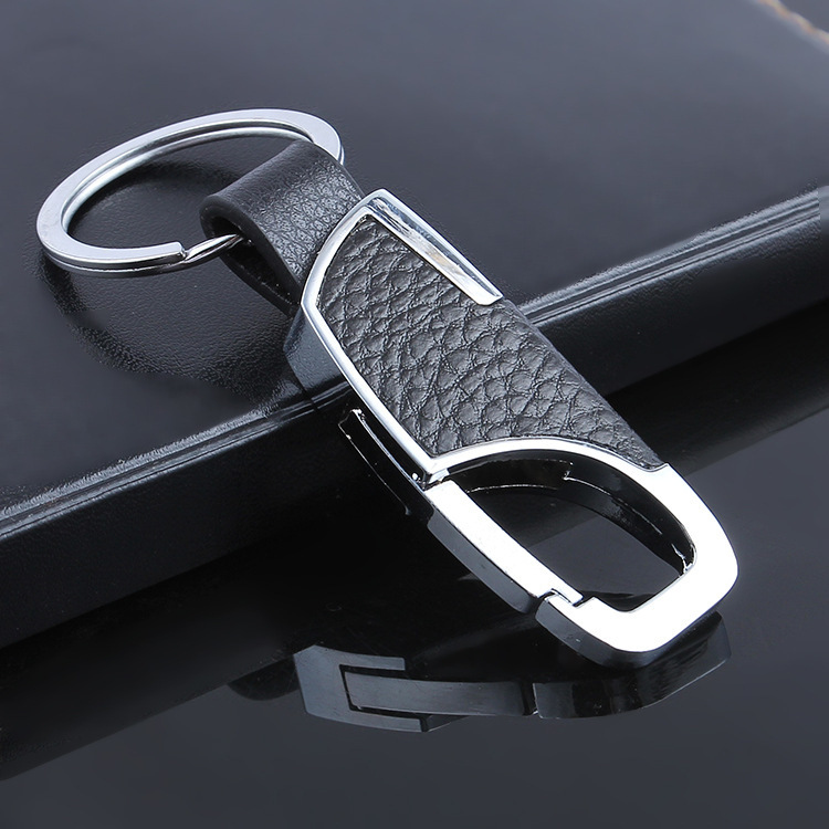 High-grade key chain men's car leather key chain men's waist chain key chain factory direct wholesale