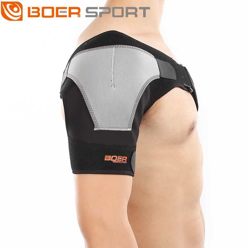 Polish sports shoulder pads with adjustable straps, protective type, unisex shoulder support for pulled shoulder and shoulder pain