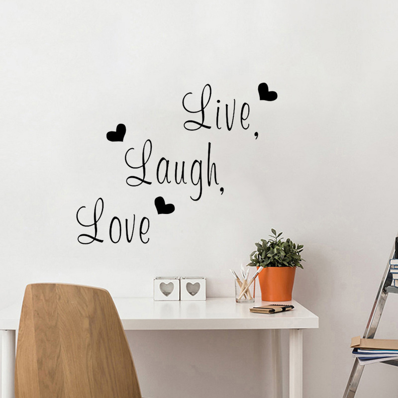 Hot-saling Love English Letter Proverbs Wall Stickers Wholesale display picture 3