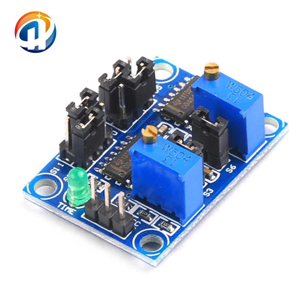 循环定时方波信号发生器模块 延时脉冲频率可调功能强大