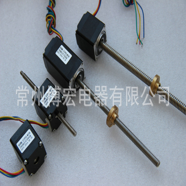 28HB步进丝杆电机1.8°大力矩4线超静音步进丝杆电机厂家直销