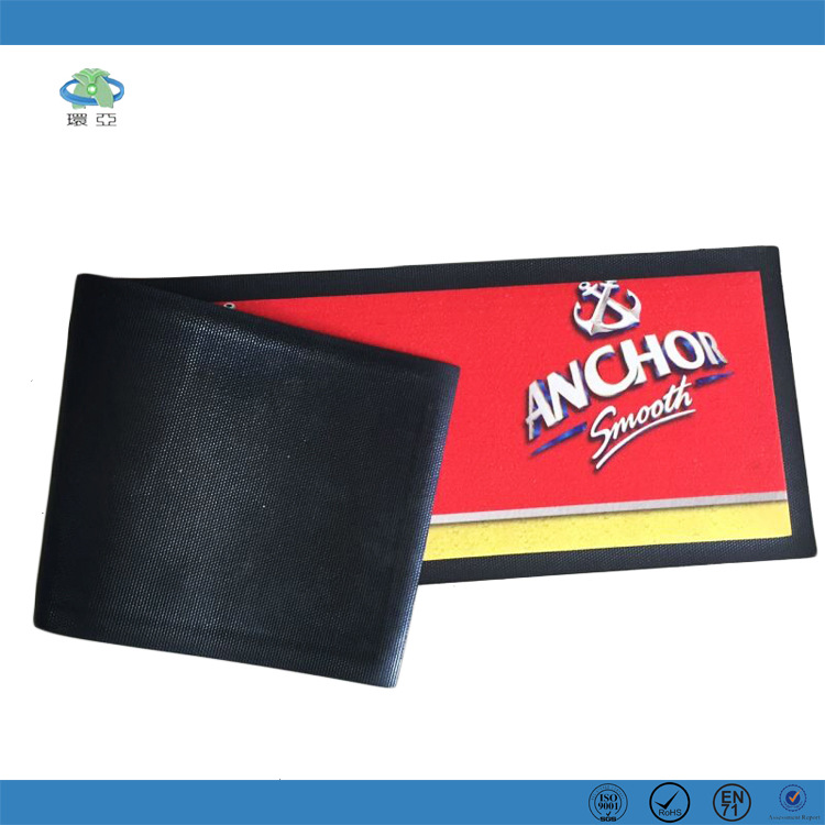 无纺布吧台垫丁晴橡胶吧台垫天然橡胶吧台垫广告吧台垫等