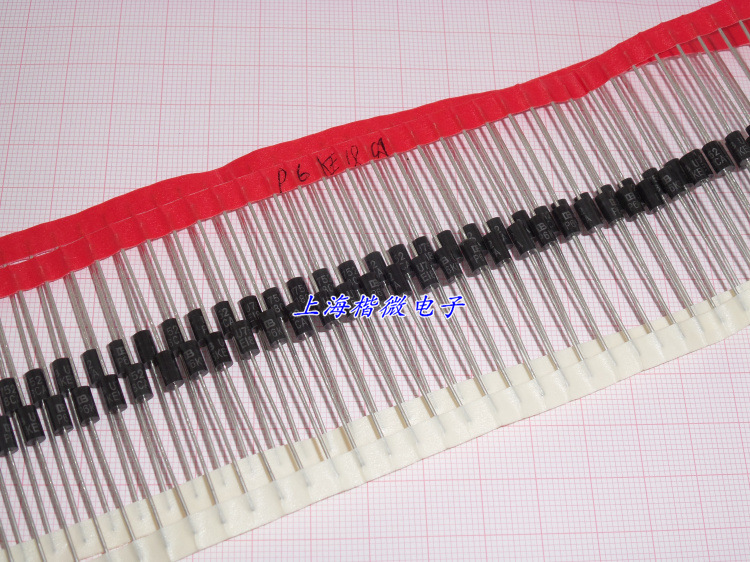 台湾君耀瞬变抑制二极管P6KE18CA 600W 18V 双向 