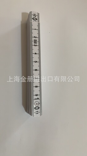 Cross-border ABS wood folding ruler 1M 10-fold white folding ruler woodworking foldable ruler ten-fold plastic ruler