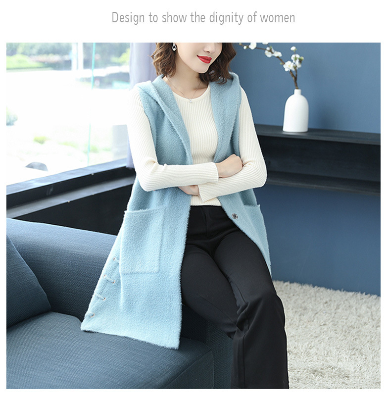 Gilet femme HIRONDELLE CHRYSALIDE en Tricot - Ref 3317319 Image 18