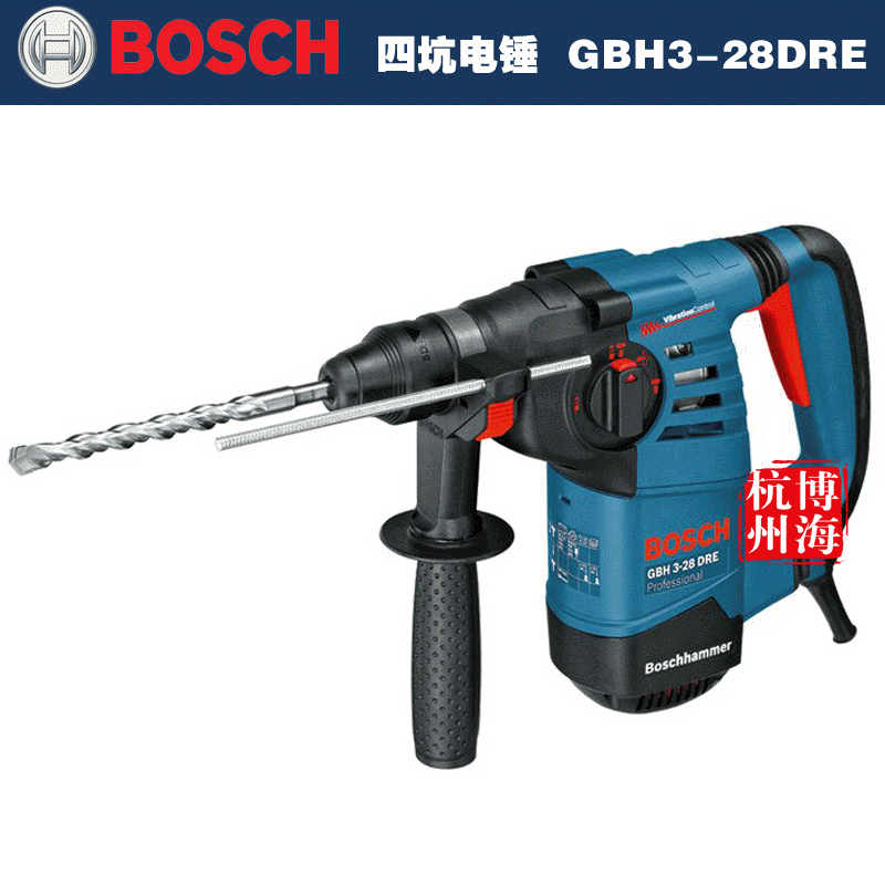 博世 GBH3-28DRE 3公斤四坑电锤/电镐/带凿削/三功能/调速正反转