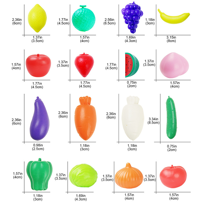 过家家水果蔬菜厨房购物篮玩具儿童仿真蔬果手提篮玩具亚马逊