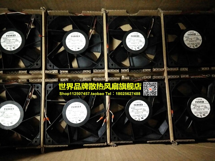 12cm 防水风扇 12038VA-48R-GL 48V 0.90A 日本NMB12cm防水风扇