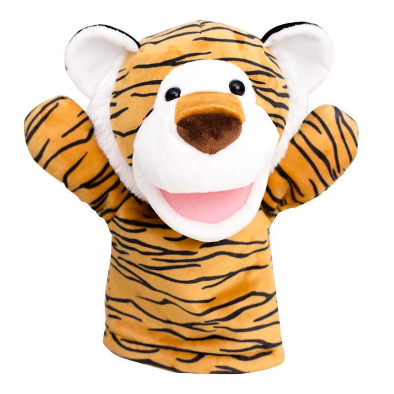 Hand puppet, plush toy, doll for kindergarten, interactive gloves, tiger