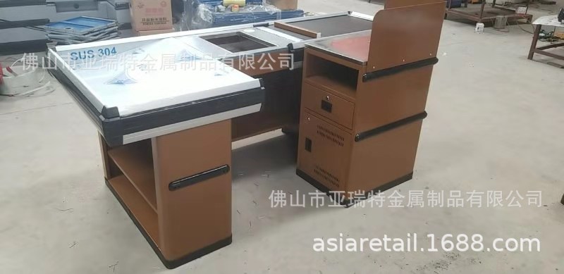 广州深圳电动自动传输收银柜台工厂