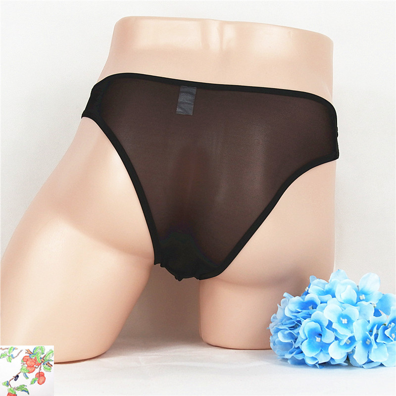 Intimo sexy uomo string t-back slip trasparente_voghion.com