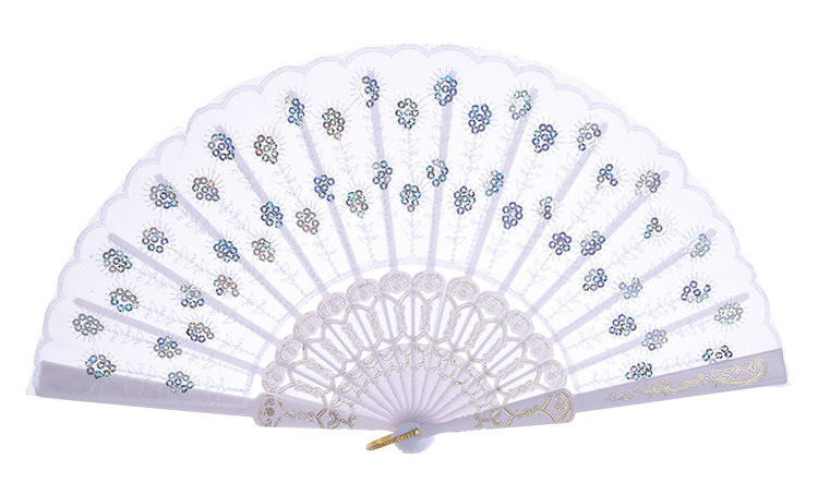 Factory direct supply of ancient-style fans, Chinese-style stage performance folding fans, photography prop fans, home decoration fans detail image 10