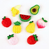 Fruit realistic resin with accessories, cream clay, phone case, children's hair accessory, handmade