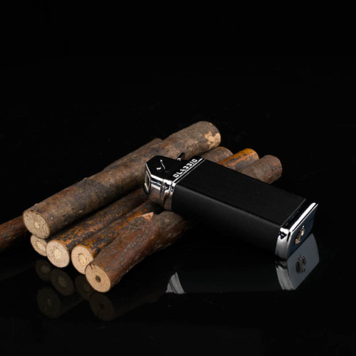 Manufacturer supplies metal fashionable pipe lighters inflatable windproof cigarette lighter advertising gifts custom logo printing