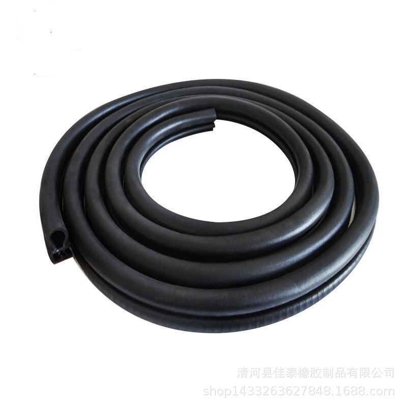 汽车车门窗中门侧泡 机柜防水密封条 三元乙丙U型复合橡胶密封条