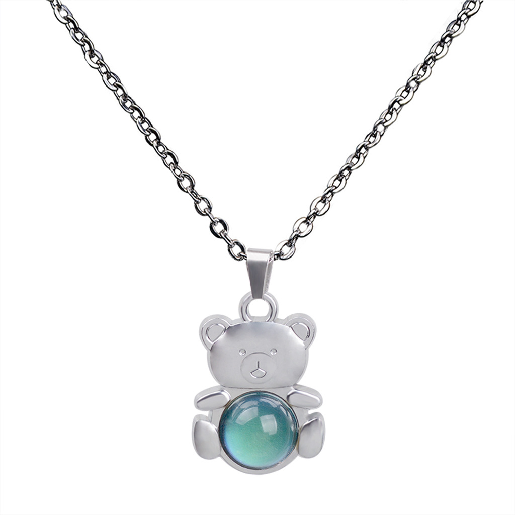 Necklace Classification Wholesale Jewelry Animal 201 Stainless Steel Arylic Zinc Alloy Acrylic White-Plated K Plating Necklace