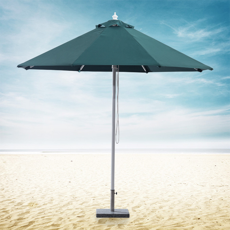 铝合金中柱伞手动直杆遮阳伞庭院伞沙滩伞太阳伞户外定制|ms