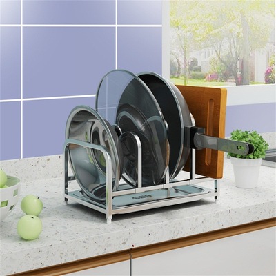 TENGWEI 304 Stainless steel Lid Shelf mesa chopping block Shelf kitchen Chopping board rack Vegetable board Storage rack On behalf of
