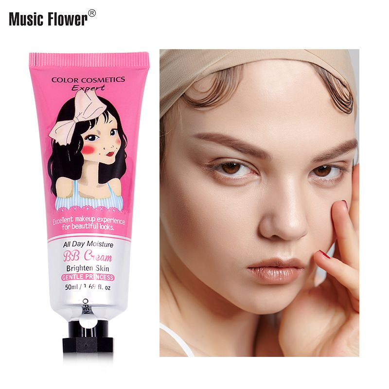 Music flower Moisture BB Frost Oil control moist Concealer Foundation Nude make-up Anti-sweat Not off direct deal