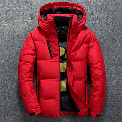 new pattern Down Jackets man have cash less than that is registered in the accounts Self cultivation Korean Edition thickening keep warm Youth Hooded leisure time coat One piece On behalf of