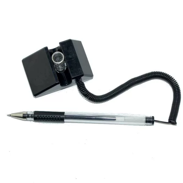 Supply office supplies stationery counter Sticky desk pen with rope standing pen custom printing various advertisements