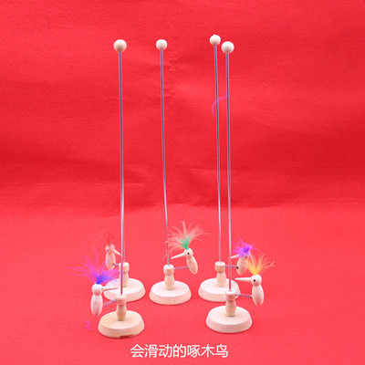 啄木鸟单鸟 儿童动手动脑DIY彩绘教学休闲创意益智木制工艺品厂家|ms