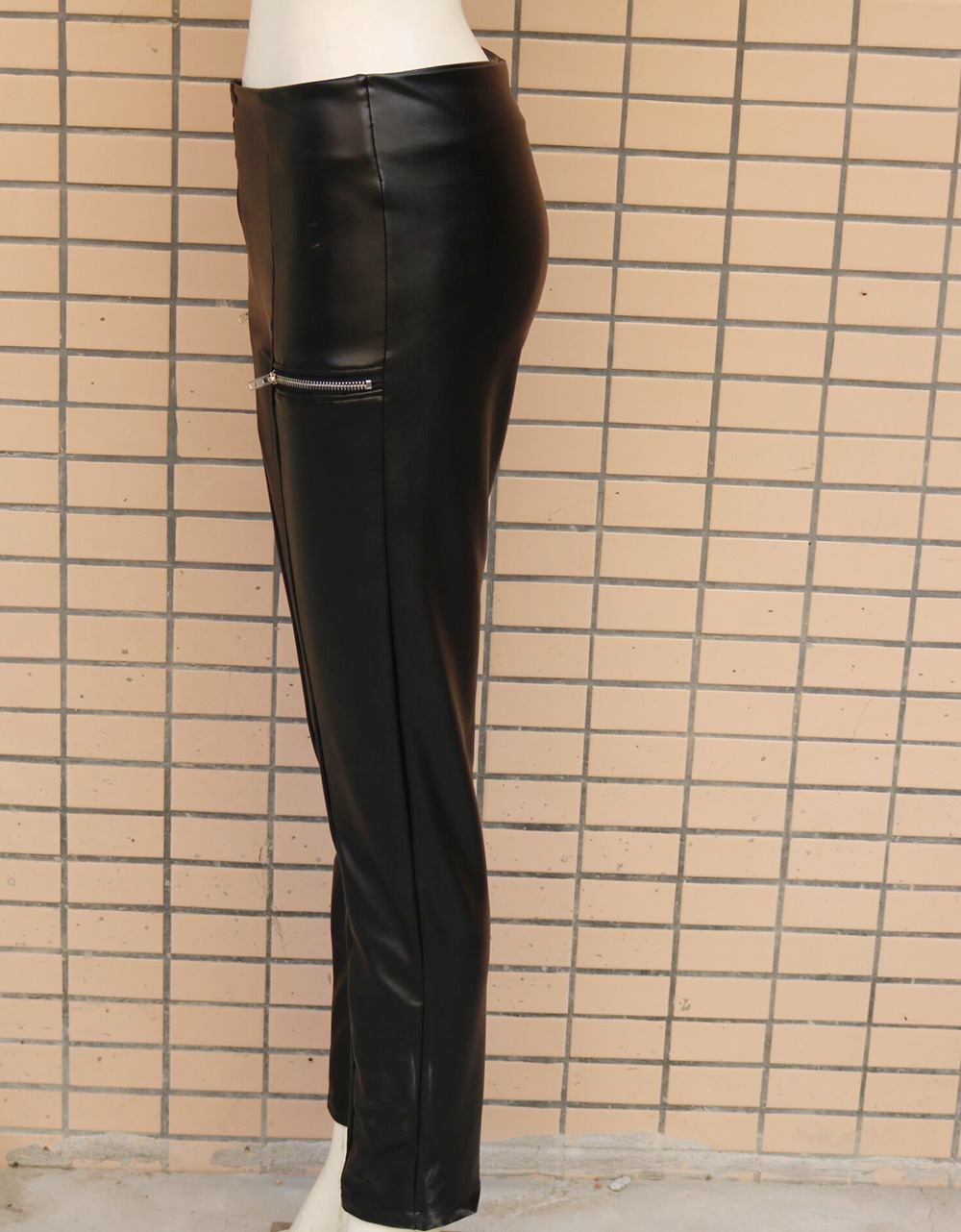 spring and autumn PU leather slim tights NSCZ33500