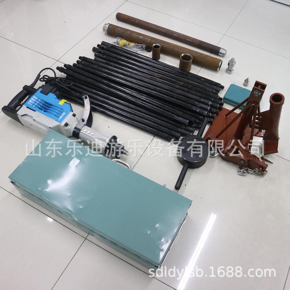 QTZ-3D便携式电动取土钻机家用便携式土壤取样钻机取样完整